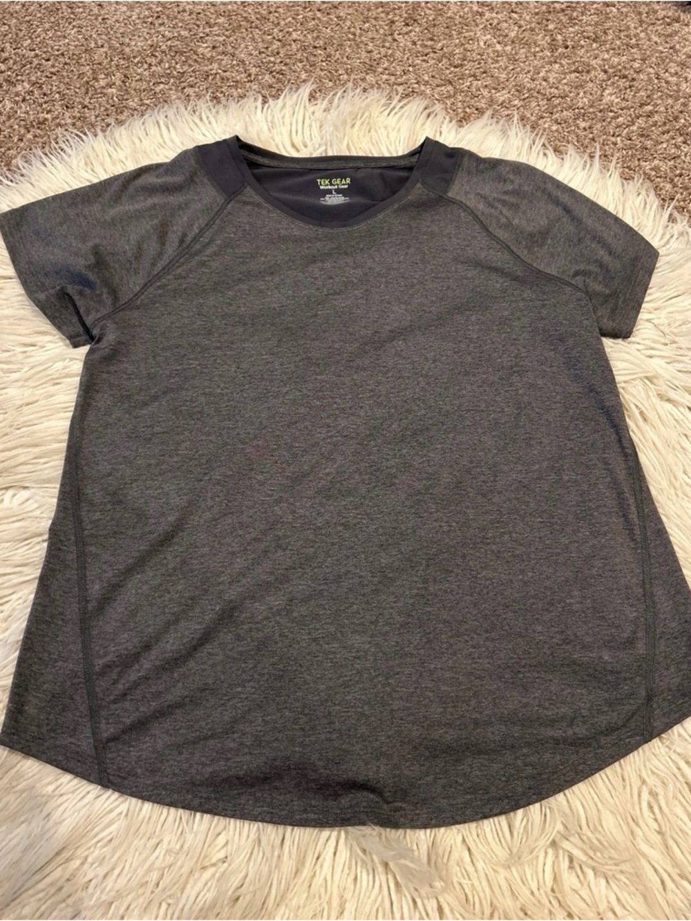 tek gear sz large Dark Gray Short-Sleeve Active Tee